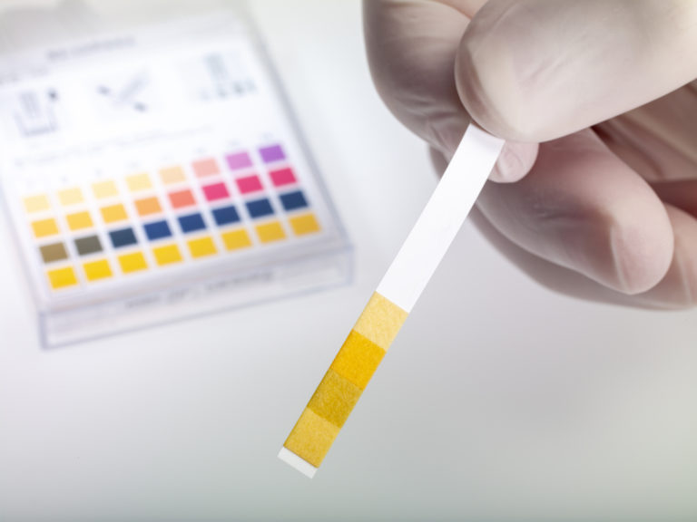 Litmus strips for measurement water testing